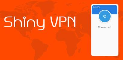 Poster VPN brillante: sicura e veloce