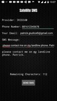 Satellite SMS Screenshot 1
