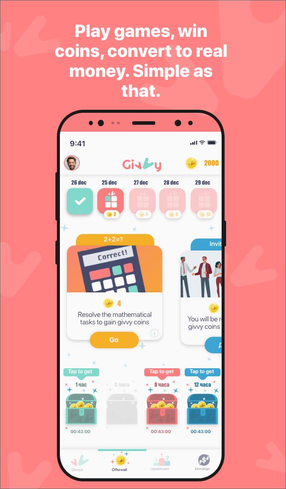 Earn money for free with givvy apk online