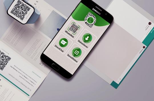 New Whats Web Scan and Status Saver 2020 海报