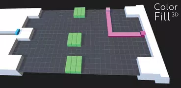 Color Fill 3D: Кубики