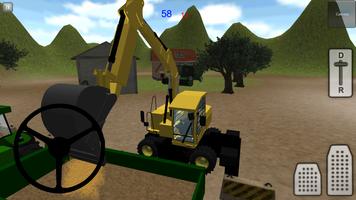 Tracteur Simulateur 3D: Sable Affiche