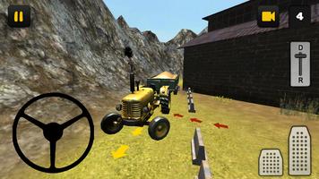 Classic Tractor 3D: Wheat постер