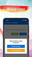 Video Downloader for Facebook - FB Video Download ảnh chụp màn hình 1