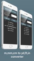 m,cm,mm to yard, feet,inch,Length Unit converter Screenshot 3