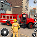 ikon Api Truk: Pemadam kebakaran 3D