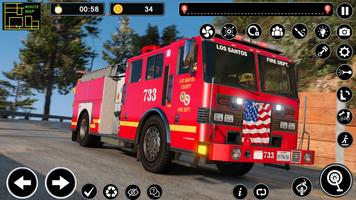 Api Truk: Pemadam kebakaran 3D screenshot 1