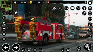 Api Truk: Pemadam kebakaran 3D screenshot 3