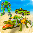 Grand US Army Crocodile Robot Car 2020 APK