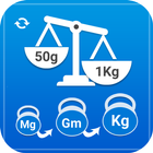 Icona Gram , Kg , gram , Milli gram Converter