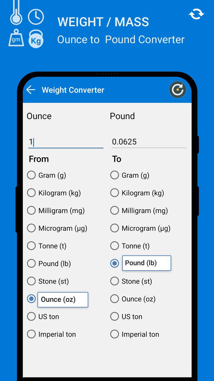 Gram , Kg , gram , Milli gram Converter for Android - APK Download