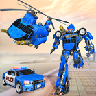 Grand Cargo Helicopter Robot Battle آئیکن