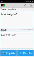 Traducteur anglais pashto Affiche