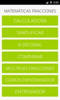 Fracciones matemáticas Pro Poster