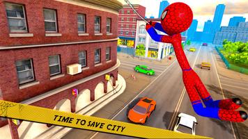 Spider Hero Rope Gangster City capture d'écran 3