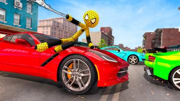 Spider Hero Rope Gangster City Screenshot 2