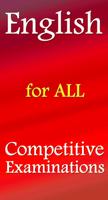 English for competitive exams, poster