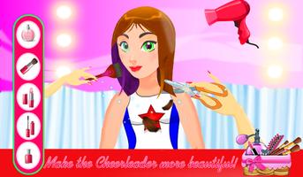 mode pom-pom girl - salon de maquillage superstar Affiche