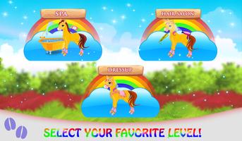 Rainbow Pony Hair Salon پوسٹر