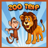 Zoo Reise - Kinder lustige Tour Zeichen