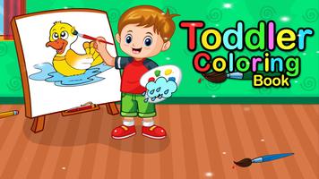 Toddler Coloring Book for Kids Affiche