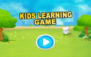 Kids Learning Game - Preschool Learning App Affiche