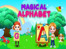 Magical Alphabet: Trace Alphabet, Trace Snow Games 海报