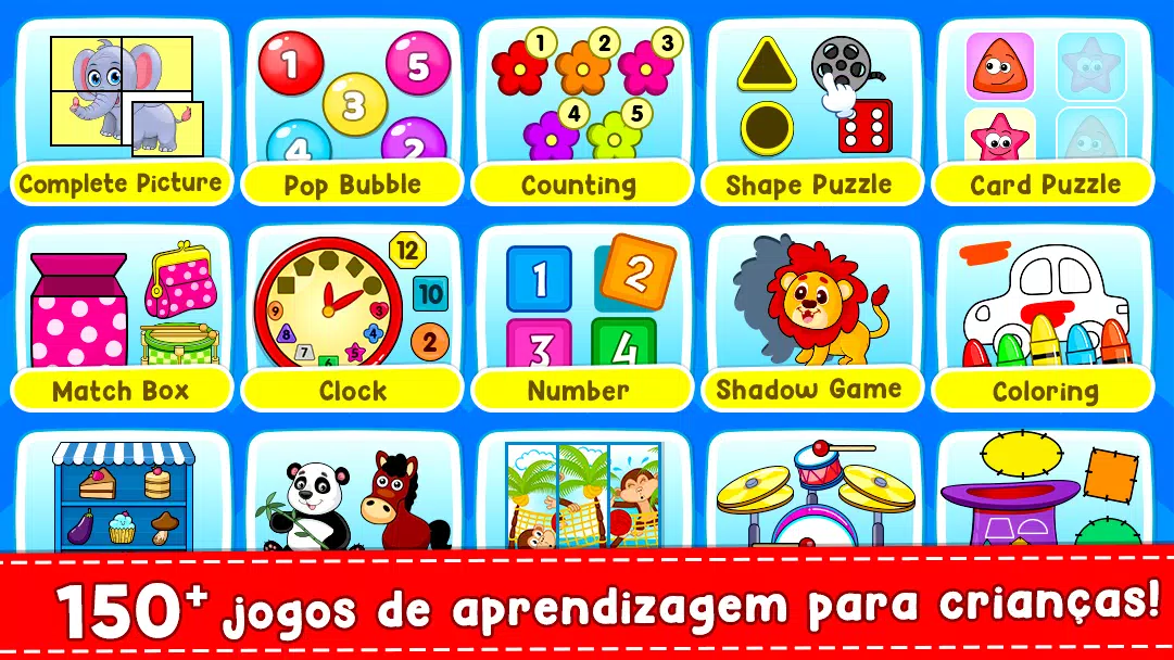 Jogos grátis para Crianças de 3, 4 e 5 anos