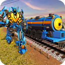 US Army Train Transform Robot Fight Robot Games APK