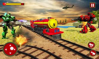 US Army Train Transform Robot Fight Robot Games poster