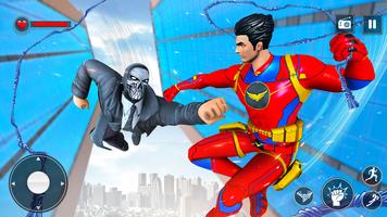 Rope Hero Superhero Flying اسکرین شاٹ 1