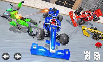 Formula Car Robot Police Game Ekran Görüntüsü 3
