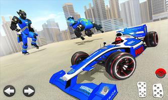 Formula Car Robot Police Game capture d'écran 2