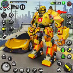 Скачать Incredible Robot Game Car Game XAPK