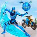 Snow Ball Robot Bike Games-APK