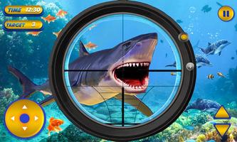 ألعاب سمك القرش الصيد تحت الما تصوير الشاشة 1
