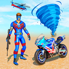 Hurricane Superhero Robot Game иконка