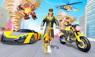 Hurricane Superhero Robot Game скриншот 1