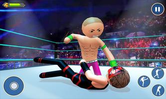 Stickman wrestling Fight arena: Fighting Game Affiche