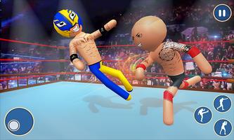 Stickman wrestling Fight arena: Fighting Game imagem de tela 3