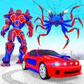 Spider Robot Car Game – Robot Transforming Games