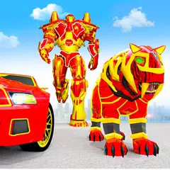 Descargar APK de Robot de tigre salvaje coches
