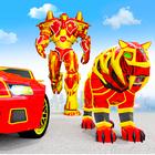 robot de tigre sauvage jeu icône