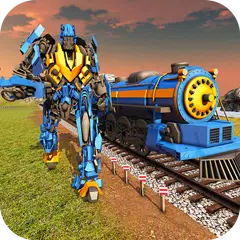 US Army Robot Transform Train Robot Games APK download