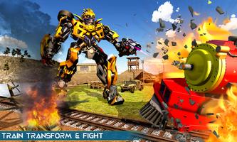 US Army Robot Transform Train Robot Games poster