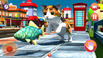 かわいい子猫猫シミュレーターゲーム ポスター