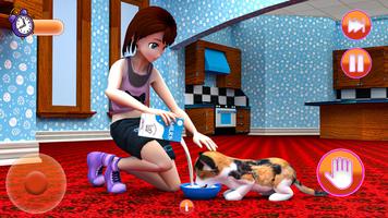 かわいい子猫猫シミュレーターゲーム スクリーンショット 1