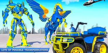 Horse Robot ATV Quad Bike Transform Robot Games