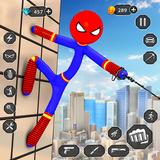 Stick Rope Hero Superhero Game simgesi