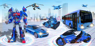 Flying Robot Transforming Game